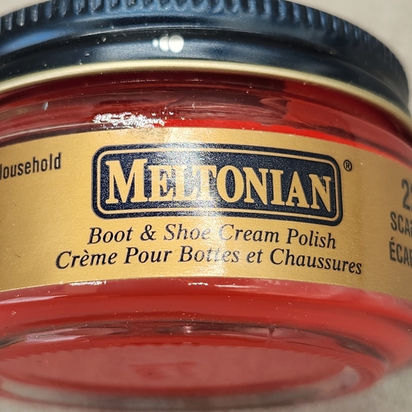 Shoe Care Set Red Polish Cream Meltonian Kiwi Brush Horsehair Whitener Sneakers - Picture 3 of 12